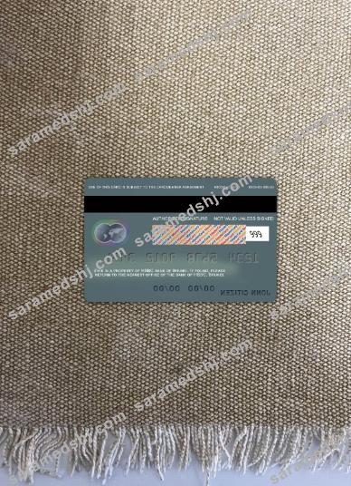 Brunei HSBC bank mastercard photolook back